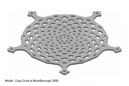 Accesoriu gratar Model Crop Circle at Woodborough Timaues Fire Pit